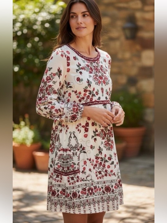 Free People Dresses & Skirts - Free People Russian Doll Sparkly Bohemian Mini Dress Size 8